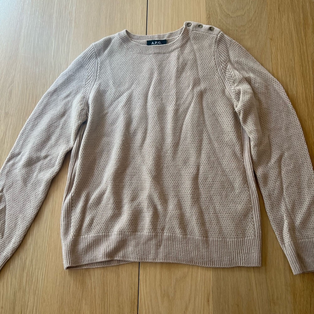 APC wool sweater beige M